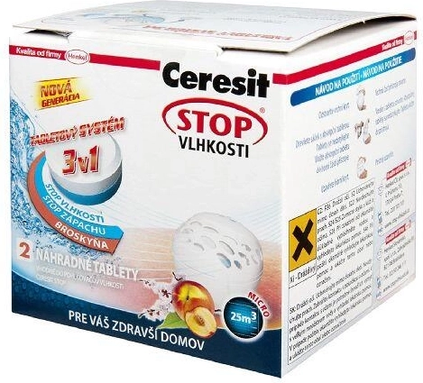 CERESIT 3 az 1-ben páramentesítő utántöltő gyümölcsillatú 2×300 g