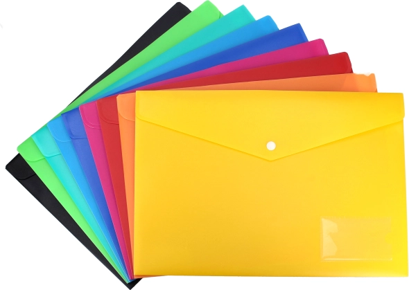 Puha műanyag patentos mappa