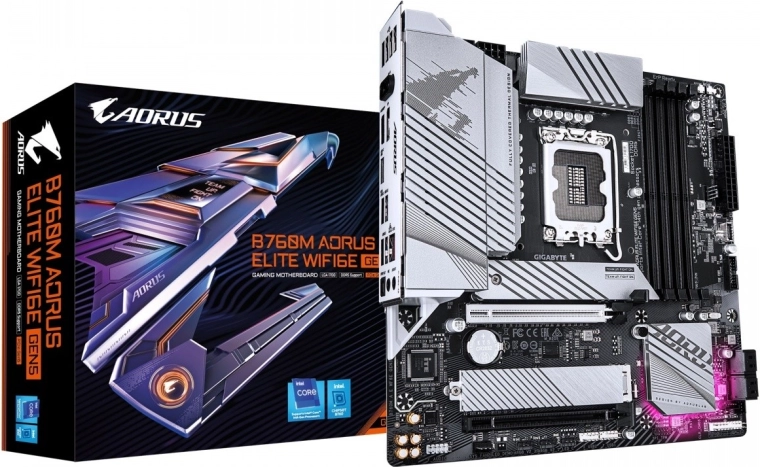 B760M AORUS ELITE WiFi 6E GEN5 alaplap (LGA1700, DDR5, mATX)