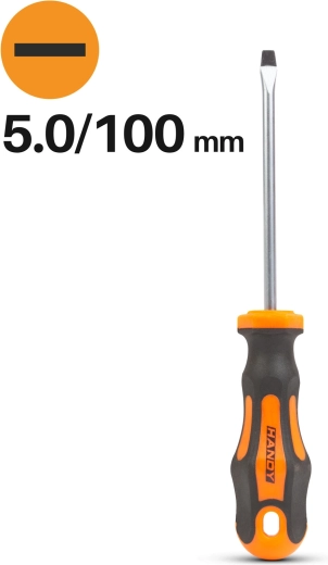 Lapos csavarhúzó 5,0 × 100 mm