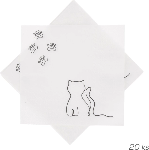 MICKA papírszalvéták 33 × 33 cm, 20 db