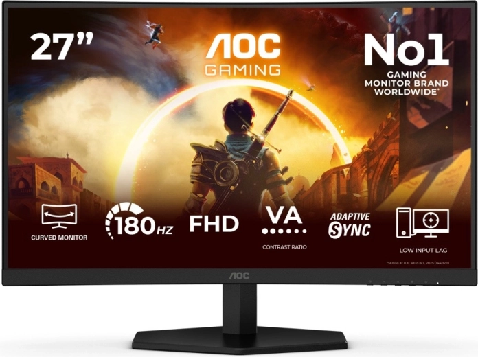 AOC Gaming C27G42FE 27" ívelt VA 180 Hz monitor