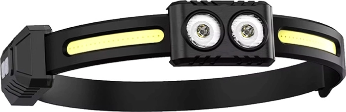 Superfire A20 fejlámpa kettős LED-del és mozgásérzékelővel