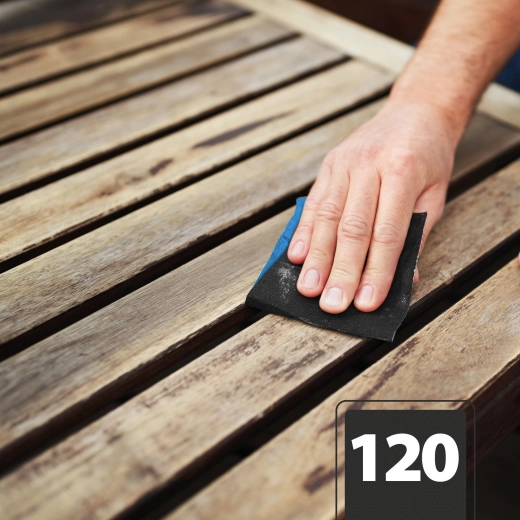 120-as szemcseméretű kék csiszolóvászon, 230 × 280 mm, 5 db