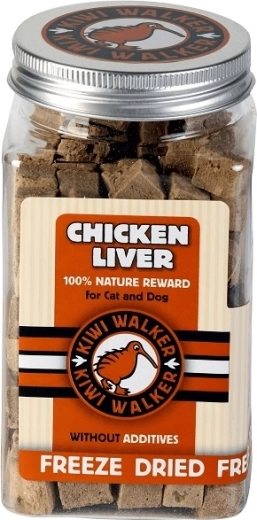 KiwiWalker fagyasztva szárított csirkemáj kutyáknak 115 g