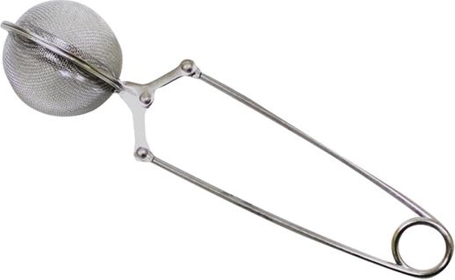 Rugós rozsdamentes teatojás 14,5 × 3,5 cm