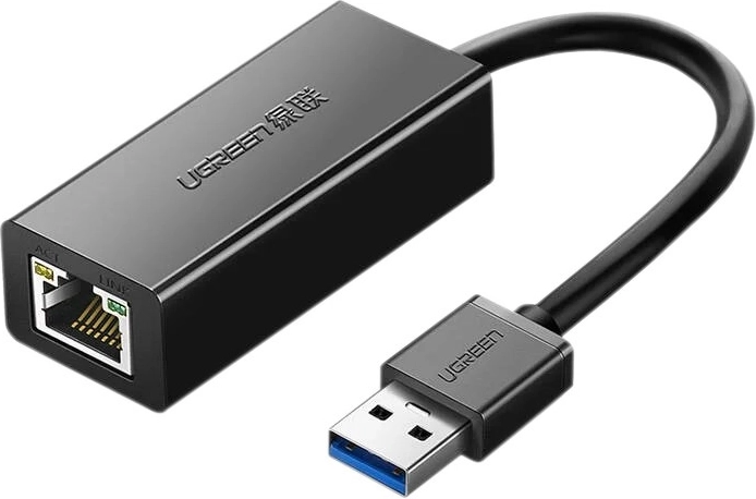 Ugreen CR111 USB 3.0 gigabites hálózati adapter RJ45-höz (fekete) - 1 db
