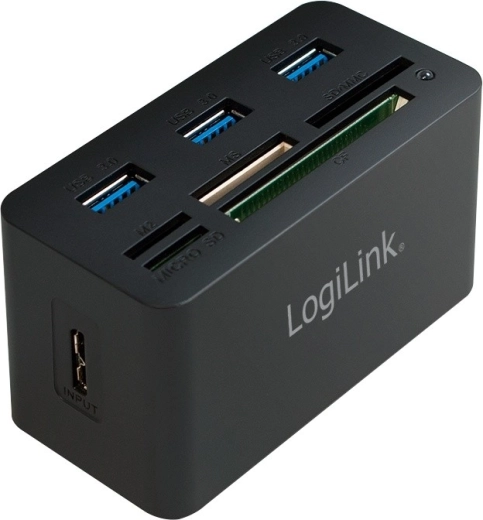 LogiLink USB hub és kártyaolvasó