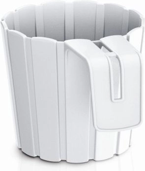 Boardee Hook függő virágtartó, fehér, 14,4 cm