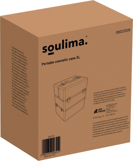 XL Soulima kozmetikai bőrönd