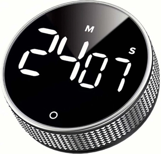 Konyhai időzítő stopper funkcióval és mágnesekkel – 1 db