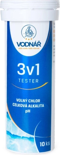 3 az 1-ben VODNÁŘ tesztcsíkok (10 db)