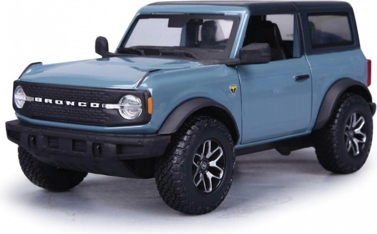 Kompozit modell Ford 2021 Bronco Badlands kék 1:24
