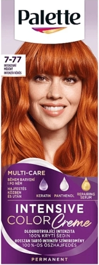Palette Intensive Color Creme krémes hajfesték 7-77 intenzív réz 50 ml