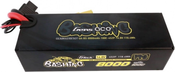 Gens Ace Bashing 8000mAh 14.8V 100C Lipo Pro RC autó akkumulátor