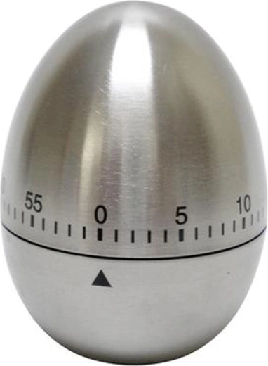 Rozsdamentes acél tojás alakú konyhai időzítő