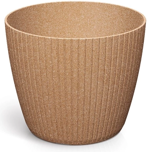 Lamia Eco Wood virágtartó 15,8 cm naturo eco