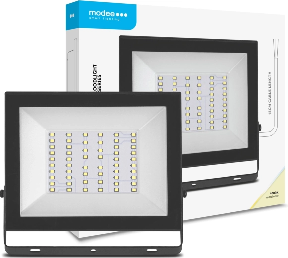 Modee LED reflektor E‑series Slim 50 W, 4000 lm, 120°, semleges fehér
