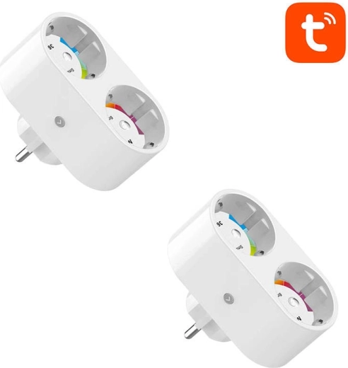 Gosund SP211 okos Wi‑Fi dupla aljzat (2 db) fogyasztásméréssel (Tuya)