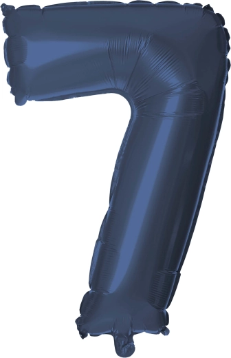 TORO fólia lufi szám 7, 30 cm, kék