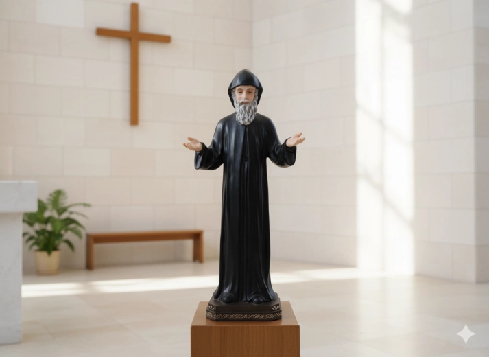 Szent Charbel szobra 40 cm