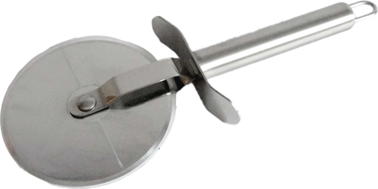 Rozsdamentes pizzavágó kerék