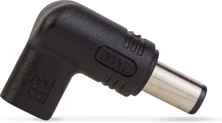 USB-C–DC 7,4 × 5,0 mm-es adaptercsatlakozó Dell 20 V-os készülékekhez