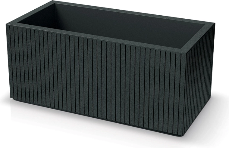 CORO CASE virágláda 80 cm sötétszürke