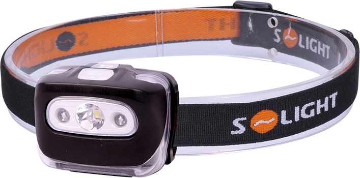 Solight LED fejlámpa 3 W, piros fénnyel, 3× AAA elemmel - 1 db