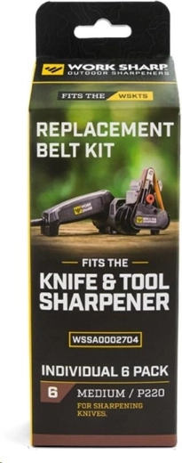 Work Sharp pót csiszolószalagok P220, 6 darabos készlet