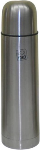 TORO rozsdamentes acél termosz stop szeleppel, 0,7 l