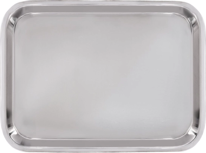 Rozsdamentes acél szervírozótálca 39,5 × 27,5 cm – 1 db