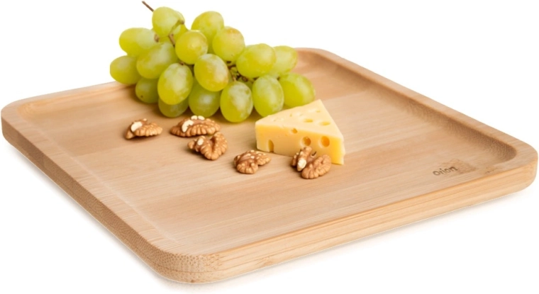 Bambusz négyszögletes tál 14 × 14 cm