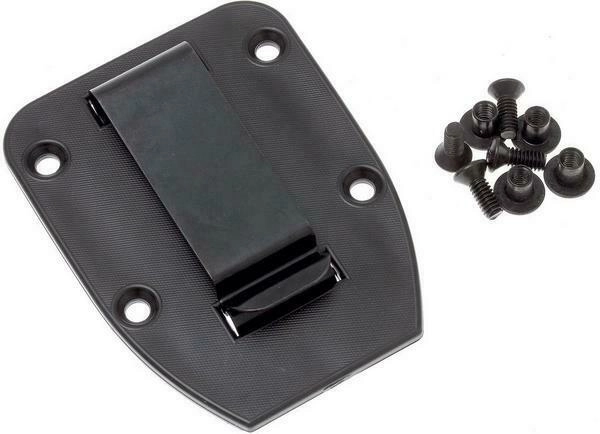 Spona ESEE Clip Plate tokokhoz 3 és 4, fekete