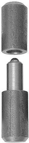 Hegeszthető zsanér golyóval 65 × 16 mm
