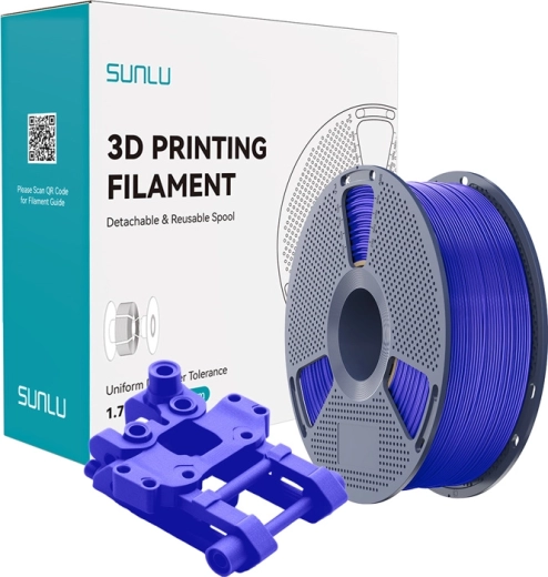 Sunlu ABS filament felületkezeléssel, kék