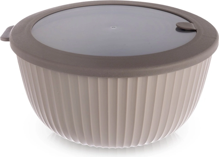 Konyhai tál fedővel, 4 l, 24,5 cm