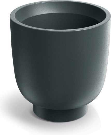 Vivo Round Midl virágtartó, 40 cm, grafitszürke