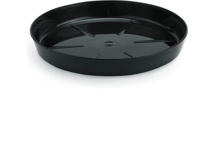 Lamela fekete virágalátét, 12,6 cm