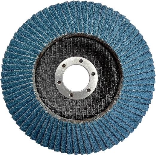Lamellás csiszolótárcsa 125 × 22,2 mm, 80 szemcseméret, cirkónium