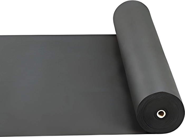 Fekete nemszőtt textília 1,6 × 50 m, 50 g/m² – tekercs