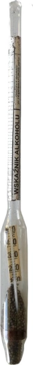 Alkoholfokoló hőmérővel alkoholméréshez