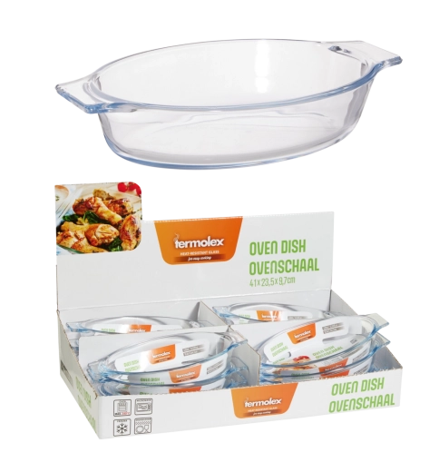 400 ml-es hőálló üvegedény boroszilikát üvegből