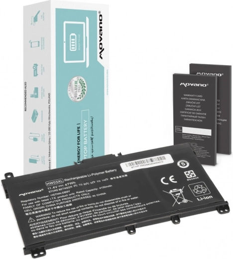 Movano HW03XL akkumulátor HP 15-eg / 15-eh / 17-cn / 17-cp laptopokhoz (4150 mAh, 47 Wh)