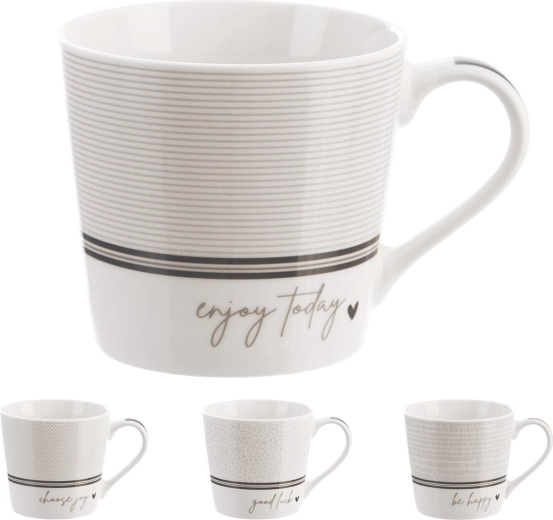 Linka porcelán bögre 0,44 l (vegyes dekor)