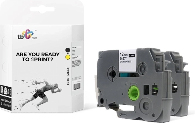 Laminált szalag TB Print TBTB-TZE631 Brother P-touch nyomtatókhoz