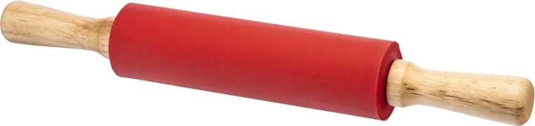 Szilikon nyújtófa tésztához 37 cm piros