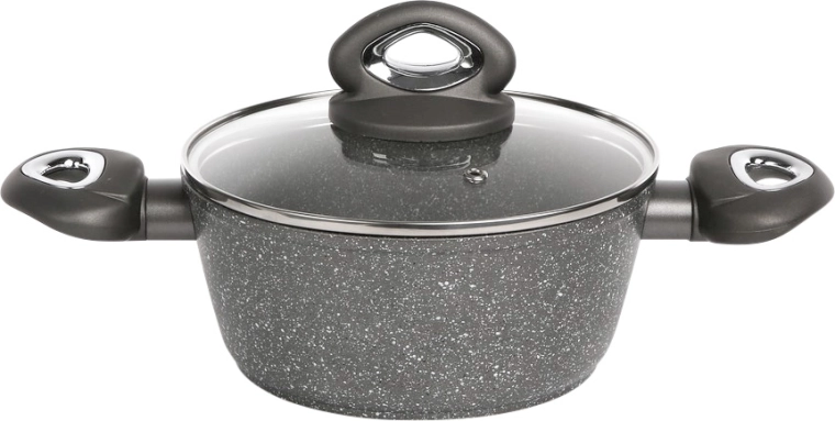 Valdinox Rock fazék fedővel 18 cm, 1,7 l