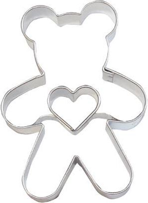 Szívecskés maci alakú süteménykiszúró