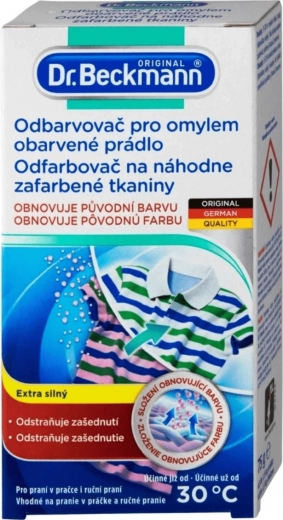 Dr. Beckmann színeződés-eltávolító véletlenül elszíneződött textíliákhoz 75 g
